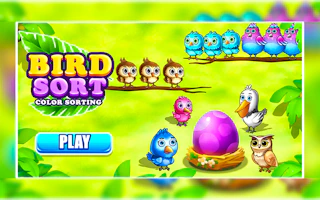 Bird Sort Color Sorting