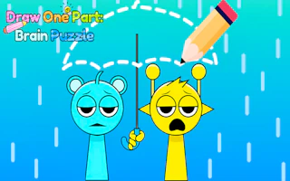 Draw One Part: Brain Puzzle