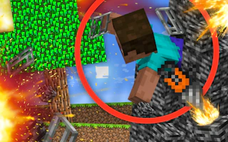 Escape from the Prison in Mineblock! Destruction!