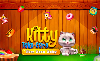 Kitty Take Care New Born Baby