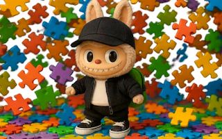 Labubu Boys Jigsaw Puzzle for Kids