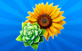 Merge Flowers in Bubbles 2048!