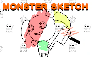 Monster Sketch Drawing Game