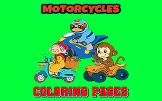 Motorcycle Coloring Pages