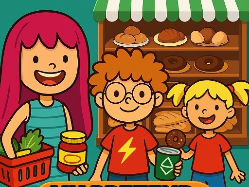 My Pretend Grocery Store Games