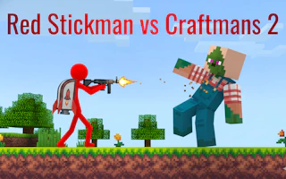 Red Stickman vs Craftmans 2