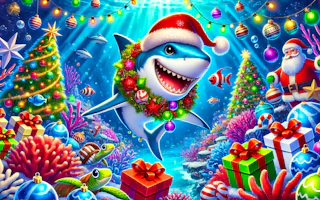 Santa Shark