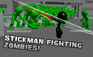 Stickman Killing Zombie 3D